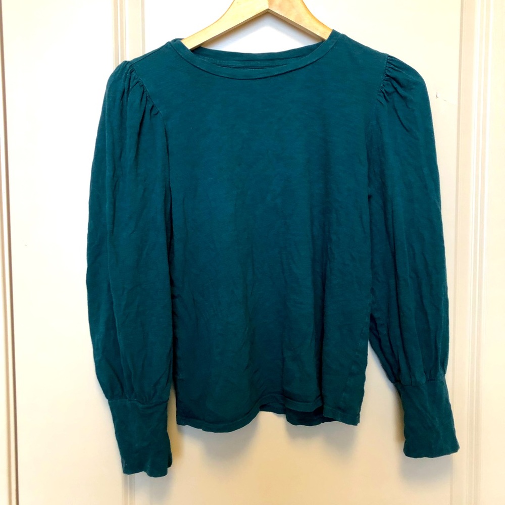 LOFT Puff Sleeve Shirt.
